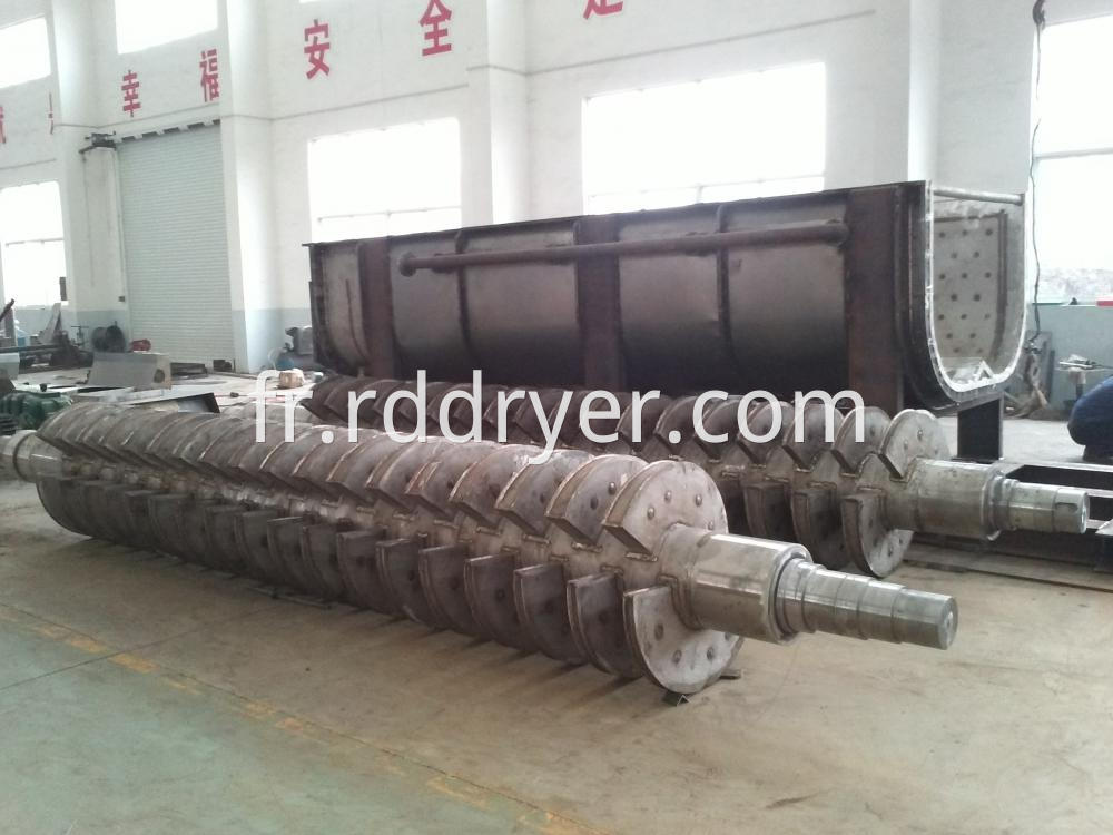 Inorganic Chemical Industry Hollow Blade Dryer